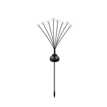 Patriotic Solar Star Stake Lights for Outdoors - American Flag & Flag-Inspired Decor Weatherproof Yard Garden Lawn Holiday Party Lighting