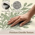 thumbnail image 6 of ODIKA 8'x10' Washable Area Rug Non-Shedding, Easy Care, Entry Welcome Farmhouse Vine Border Botanical Trailing Sprigs Door Flowing for King Size Bedroom Under Bed, Master Suite, 6 of 7