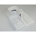 thumbnail image 6 of Mens 100% Cotton Shirt From Turkey Manschett by Quesste Slim Fit 4029-01 White, 6 of 6