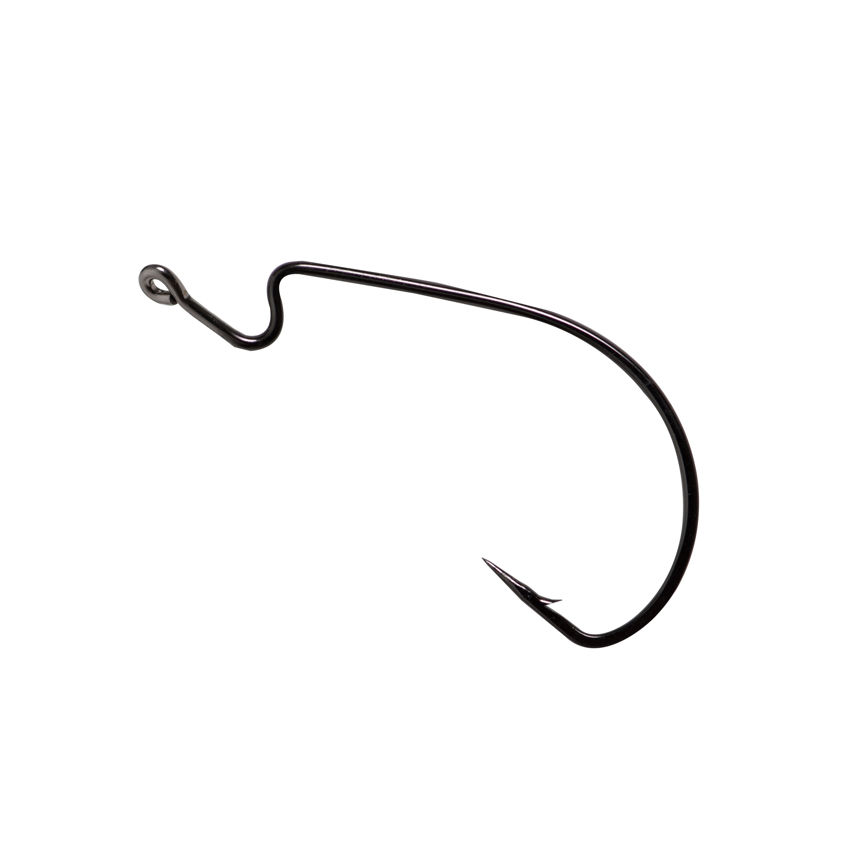 Mustad Light Wire Ultra Lock Soft Plastics Hook (Black Nickel) - Size: 3/0 25pc