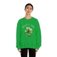 thumbnail image 2 of Four Leaf Clover St Patricks Day Women's Sweatshirt Irish Shirt, 2 of 4