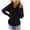 Black, variant on Christmas Oversized Sweatshirts for Women Loose Fit Lapel Button Long Sleeve Patchwork Pullover Oversized Sweater Winter Outerwear with Kangaroo Pocket Fall Clothes for Women 2024