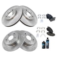 thumbnail image 2 of TRQ Front & Rear Premium Posi Ceramic Disc Brake Pad & Rotor Kit w/Chemicals BKA16029 Fits select: 2011-2014 ACURA TSX, 2011-2012 HONDA ACCORD EX, 2 of 6