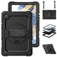 thumbnail image 2 of Funda TEKKU StrapB Uso Rudo Para Samsung TAB A8 10.5 2021 Modelos X200 X205 Negra, 2 of 8
