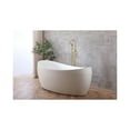 thumbnail image 3 of Elegant Lighting Steven Floor Mounted Roman Tub Faucet With Handshower In Brushed Gold, 3 of 10