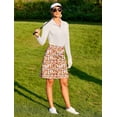 thumbnail image 4 of Pinspark Women's Skorts 20 Inch Knee Length Golf Tennis Modest Stretchy Athletic Active Skirts with Pockets, 4 of 6