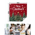 thumbnail image 4 of Red Christmas Cloth Napkins Set of 8 Reusable Dinner Napkins, Snowflake Xmas Christmas Tree Cocktail Napkin Washable Table Napkins for Wedding/Holiday Party/Baby Shower 20"x20", 4 of 7