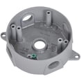 thumbnail image 1 of Hubbell Electrical BRD-4X Silver Round Outlet Box- Gray, 1 of 1