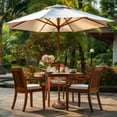 thumbnail image 4 of Good Ideas Outdoor Umbrella Stand Patio Base for 1” & 1.5” Pole, Cappuccino, 4 of 12