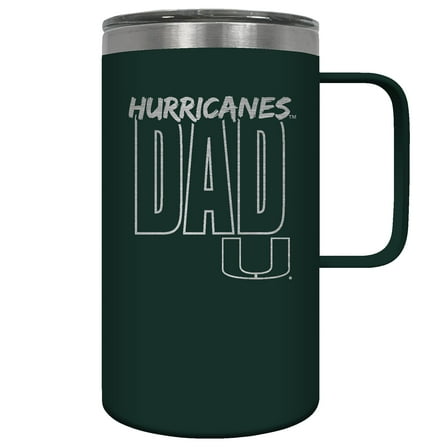 Miami Hurricanes Dad 18oz. Hustle Travel Mug
