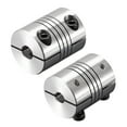thumbnail image 3 of Uxcell Motor Shaft 7mm to 7mm Helical Beam Coupler Coupling 25mm Dia 30mm Length, 3 of 5