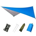 thumbnail image 5 of Suministros para exteriores Cortina de cielo triangular multifuncional Protector solar impermeable Tienda de campaña para exteriores Suministros para acampar Paño de sombra de playa Paño de piso, 5 of 5