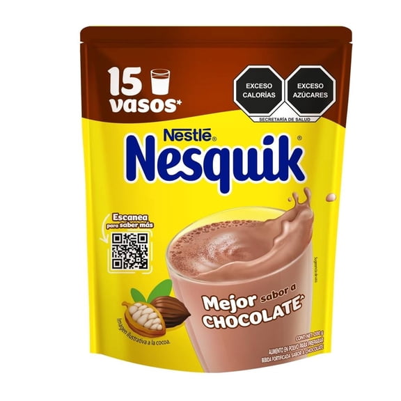 Alimento en Polvo para Preparar Bebida Sabor a Chocolate Nesquik Nesquik bolsa 200g
