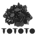 thumbnail image 2 of Unique Bargains 50PCS 9mm Hole Plastic Push Screw Rivet Panel Fixings Clips for Car Auto Vehicle, 2 of 2