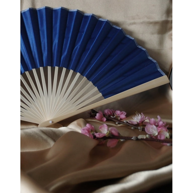 Plain white 2024 hand fans
