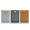 thumbnail image 5 of Anvazise Felt Sleeve Slim Tablet Case Cover Bag for MacBook Air Pro 11/13/15 Inch Light Grey 15 Inch, 5 of 13