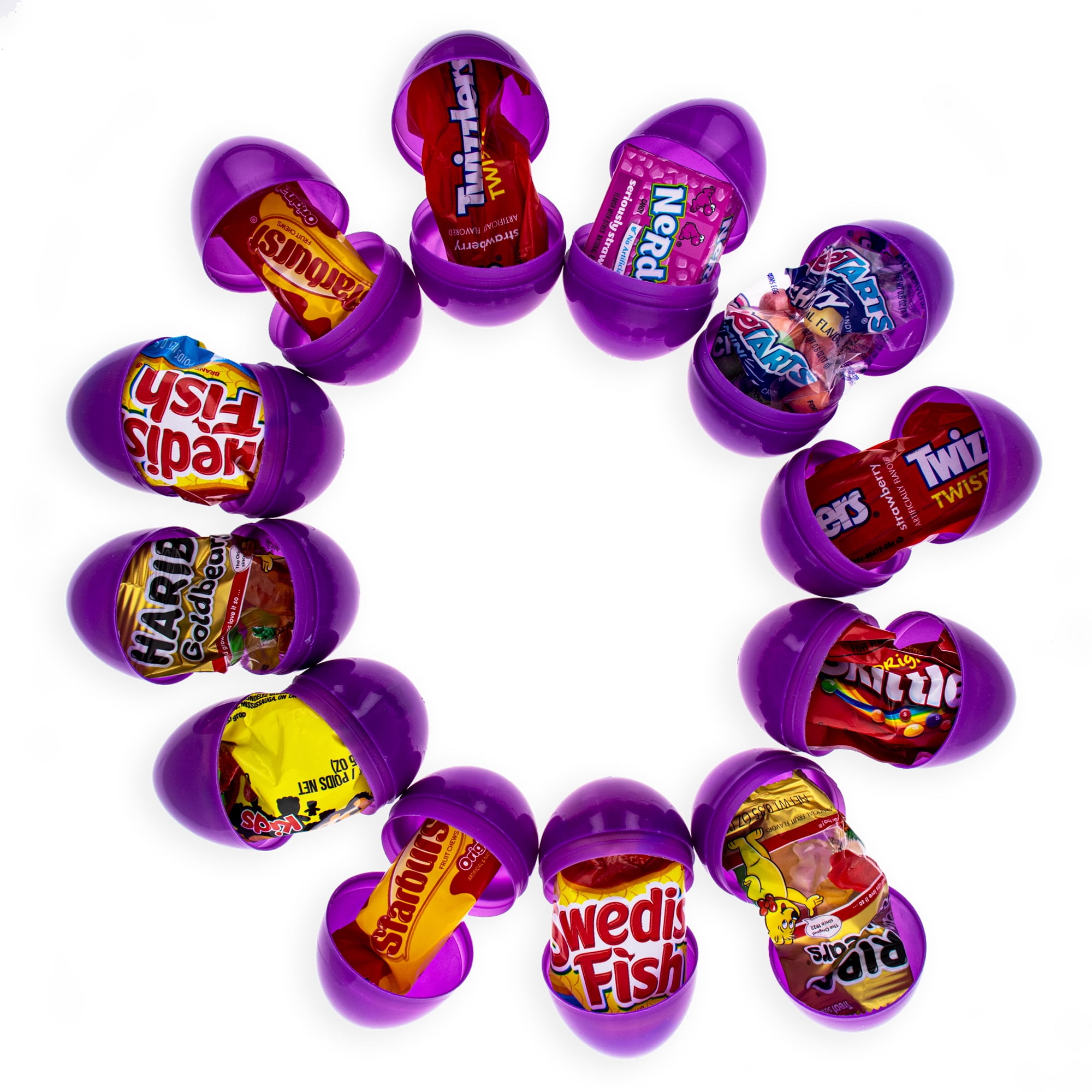 BestPysanky 12 Green Plastic Easter Eggs with Premium Candy - Walmart.com