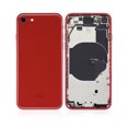 thumbnail image 1 of Boîtier Arrière de Remplacement avec Petits Composants Pré-Installés Compatible pour iPhone SE (2022) (Prise OEM Utilisée : Grade B) (Rouge), 1 of 5