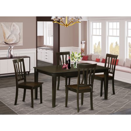 HomeStock Renaissance Refinement Set - Kitchen Table And Dining Chairs