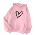 thumbnail image 4 of jsaierl Hoodies for Women Plus Size Heart Graphic Hoodies Sweatshirts Casual Pullover Trendy Long Sleeve Top Hoodie, 4 of 4