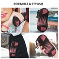 thumbnail image 6 of Bingfone Graphic Seal On Stripes Print Sunglasses Case Portable Travel Zipper Eyeglasses Case With Hook, 6 of 6