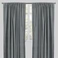 thumbnail image 4 of Rodeo Home  Tuscan Luxury Solid Velvet Curtain Panels (Set of 2) - 54" x 96" Canary, 4 of 5