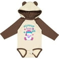 thumbnail image 3 of Inktastic My Pop Pop Loves Me- cute snow baby Boys or Girls Long Sleeve Baby Bodysuit, 3 of 5