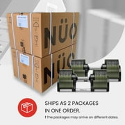 NUOBELL Adjustable Dumbbells Pair 5-80 lbs : the Adjustable Dumbbell Set to Replace 16 Sets of Dumbbells. Add Nuobell Dumbbells 80lb and Free Weights to Your Home Gym. Just Twist the Handle to Adjust