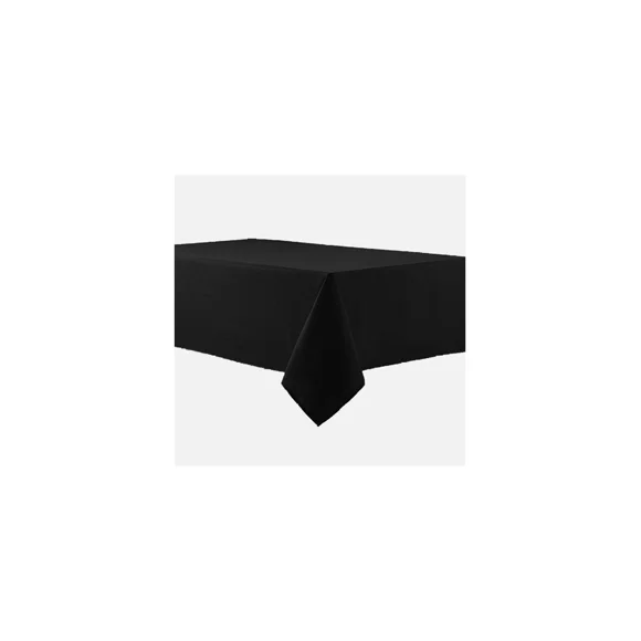 Table Cloth 45"x45" Fabric 7.1-oz. Spun Polyester "Harmony" color BLACK 4/ Pack