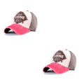 thumbnail image 4 of fastboy Casquette de Tennis Ajustable pour Hommes et Femmes, Randonnée, Golf, Baseball, Rose 2Set, 4 of 6