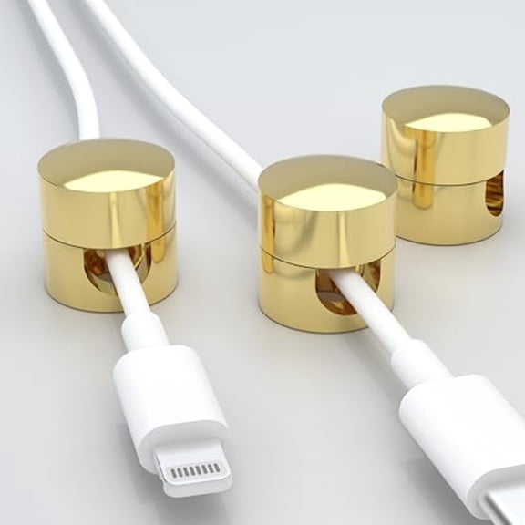 AFQH 3pcs Metal Cord Holder Cable Anchors Wire Organizer Organize Cables Light Cord