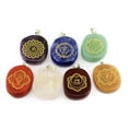thumbnail image 3 of 1pc energía piedra preciosa Palmstone cristal colgante para collar Hugo  Curación colgante de cristal, 3 of 5