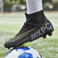 thumbnail image 5 of Botas de fútbol para niños, zapatos de fútbol de interior para césped, cristal Artificial Ag Charm Junior Mix Studs, talla 13, entrenamiento de tobillo alto, novedad de 2021, 5 of 5