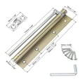 thumbnail image 2 of Uxcell 195mm Stainless Steel Automatic Safety Spring Door Closer, Bronze, 2 of 5
