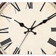 thumbnail image 2 of Reloj de pared vintage con números romanos redondos, silencioso, estilo europeo, decorativo, grande, 3D, para sala de estar, dormitorio y cocina., 2 of 8