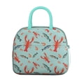 thumbnail image 2 of Lunch Bag Lunch Box for Women Reusable Insulated Lunch Bags,Water-Resistant Lobster Seafood Yummy Cooler Lunch Tote Bag, Large Capacity for Work Travel Picnic, 2 of 6