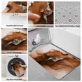 thumbnail image 6 of Blue Marble Bath Mat 3 Piece Bathroom Rug Set, Modern Ombre Abstract Ink Painting Art Non Slip Bath Rug Contour Mat and Toilet Lid Cover, Absorbent Shower Mats Soft Bath Rugs and Mats Sets, 6 of 8