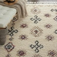 thumbnail image 6 of Nourison Nordic Shag Scandinavian Tribal Ivory Area Rug, 6 of 10