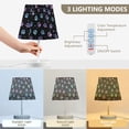 thumbnail image 3 of LED Table Lamp with Touch Controls and Dimming Nightstand Lamp with USB Charging Port Night Light Colorful Dog Paw Prints Medium, 3 of 7