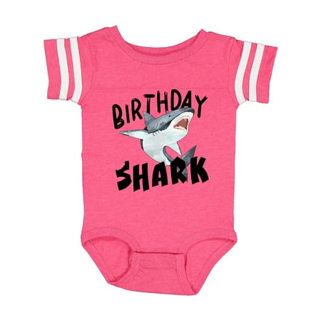 

Inktastic Birthday Shark Gift Baby Boy or Baby Girl Bodysuit