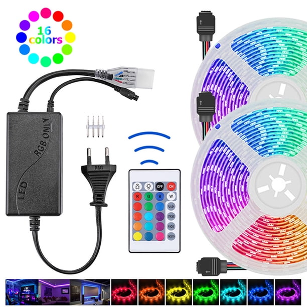Mando a Distancia Kuymtek Inalámbrico LED RGB 4 Pines 24 Teclas para Tira de Luz 5050