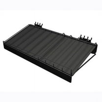 24 in. W X 12 in. D Black Steel Shelf 1 pk