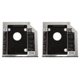 thumbnail image 1 of 2 bandejas para discos duros de 9,5 mm universales SATA para 2.º HDD/SSD (para SSD y HDD), 1 of 8