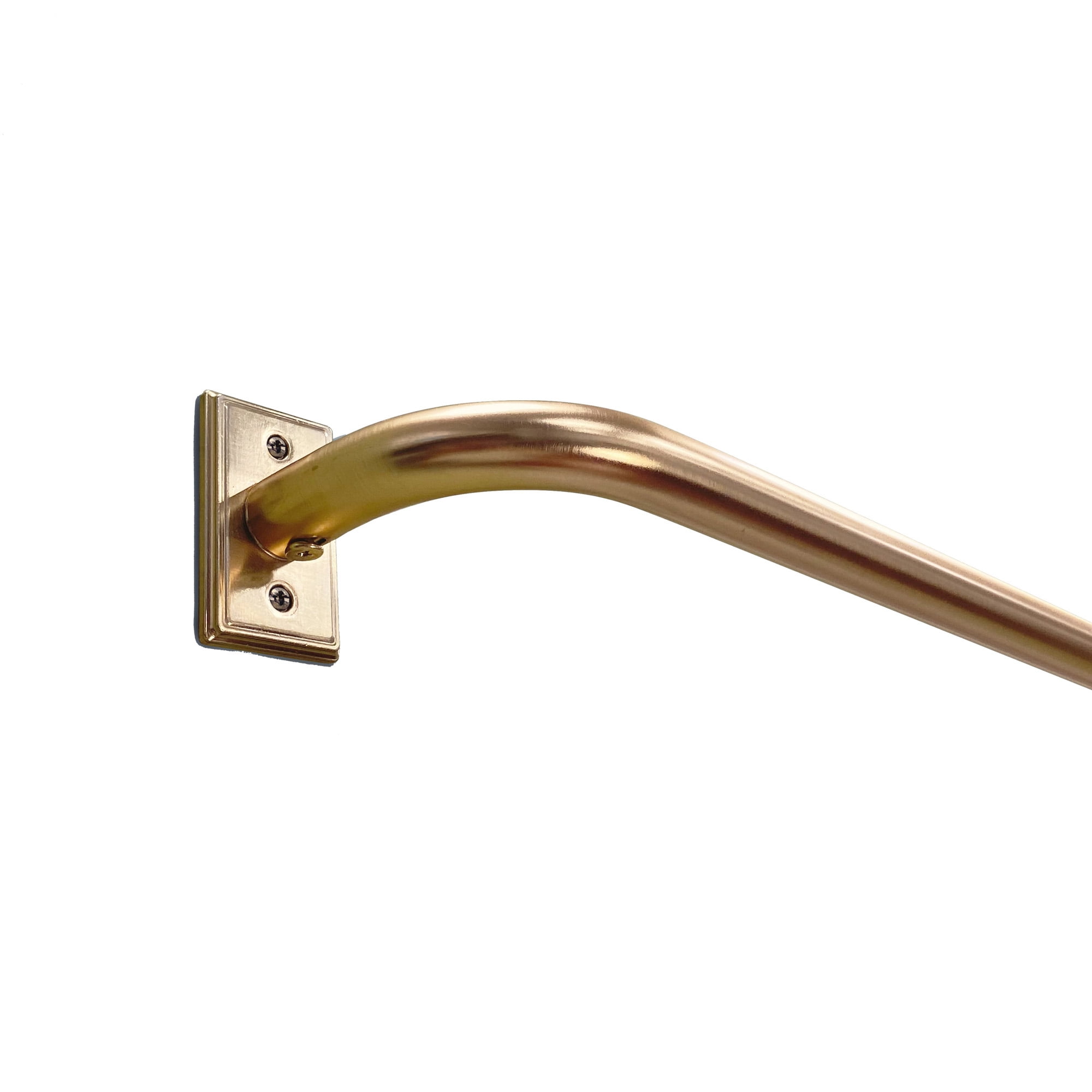 Better Homes & Gardens 1” Brass Metal French Wrap Curtain Rod 42-120”