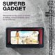 thumbnail image 3 of Bathroom Phone Box Waterproof Wall Phone Holder Wall Mount Case Glass Mirror Glass Shower Holder Storage Box Waterproof Phone Case Box (blu, 3 of 3