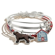 Alex and Ani Home is Where the Paw is, Set of 3, SS