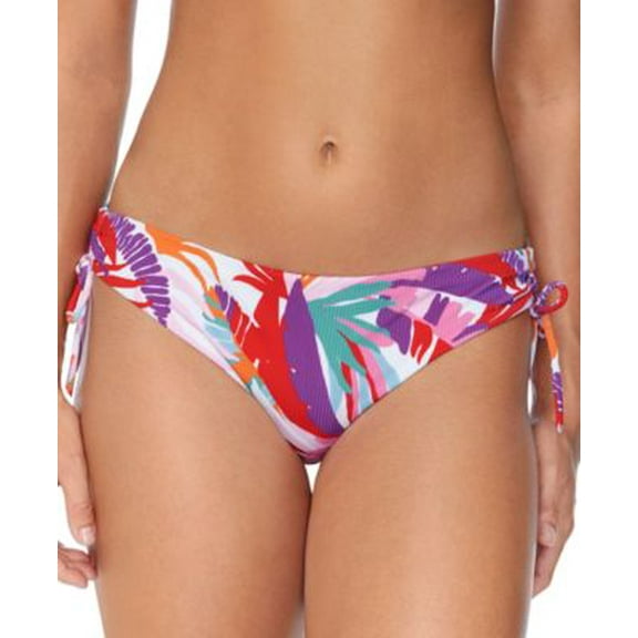 Raisins Juniors Tropical-Print Side-T Red M