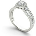 thumbnail image 2 of 7/8 Carat T.W. Diamond Three-Stone Engagement Ring in 14kt White Gold, 2 of 5