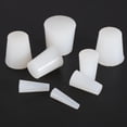 thumbnail image 4 of Tapón de silicona sólido en forma cónica Uxcell, tapones de goma para tubos, tapones de laboratorio para sellar tubos de cobre, botellas y viales 3/8" 4, 4 of 5