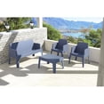thumbnail image 4 of Compamia Table Basse de Patio en Résine, Gris Foncé, 4 of 6